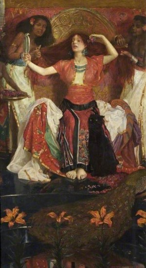 A woman dancing